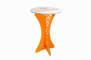 700275 Kartonstehtisch komplett bedruckt